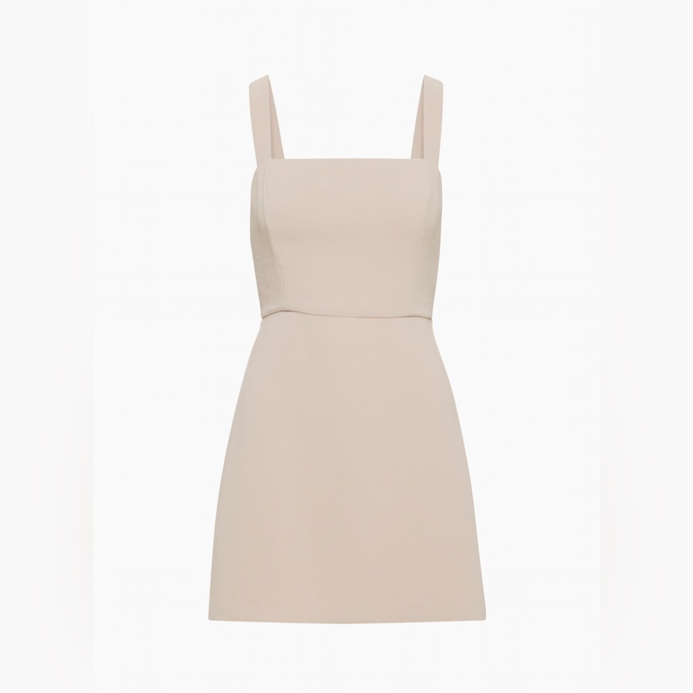 ARITZIA Aperature Tie-Back Dress NWT SIZE 0 Color Basalt Grey - Picture 4 of 8